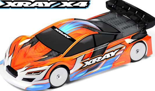 XRAY X4 2025 1/10 Electric AWD On-Road Touring Car Graphite kit