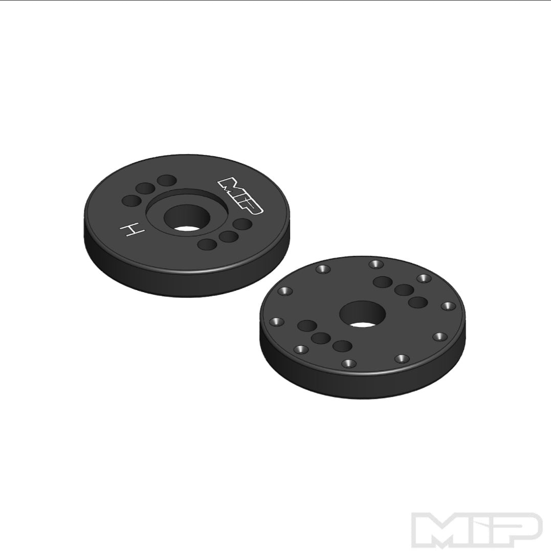 MIP Bypass1™ Hi-Flow™ Pistons, 10-Hole x Blank, 1/8th Scale (2)