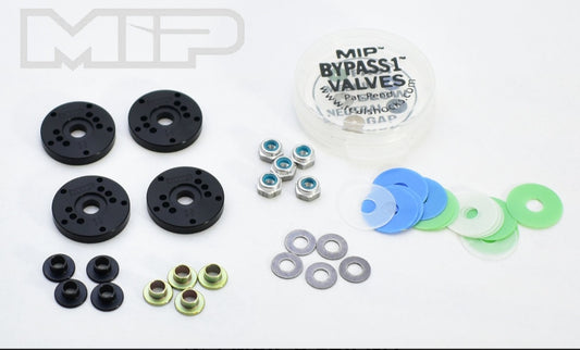 MIP Bypass1™ Hi-Flow Piston Kit, 5-Hole x 1.3mm, 1/8th Scale