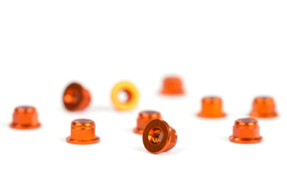 M3 Flanged  Aluminum Locknut | 10 Pack