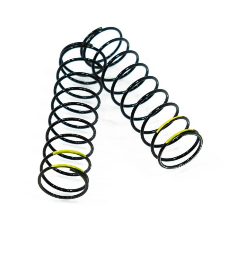 TKR6032C – Shock Spring Set (1.5 x 10.0T, 3.59lb/in, 78mm, yellow)