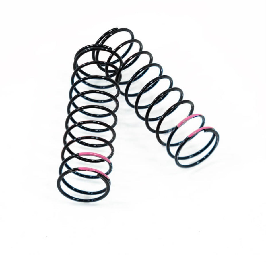 TKR6030D – Shock Spring Set (1.5 x 10.5T, 3.38lb/in, 73mm, pink)