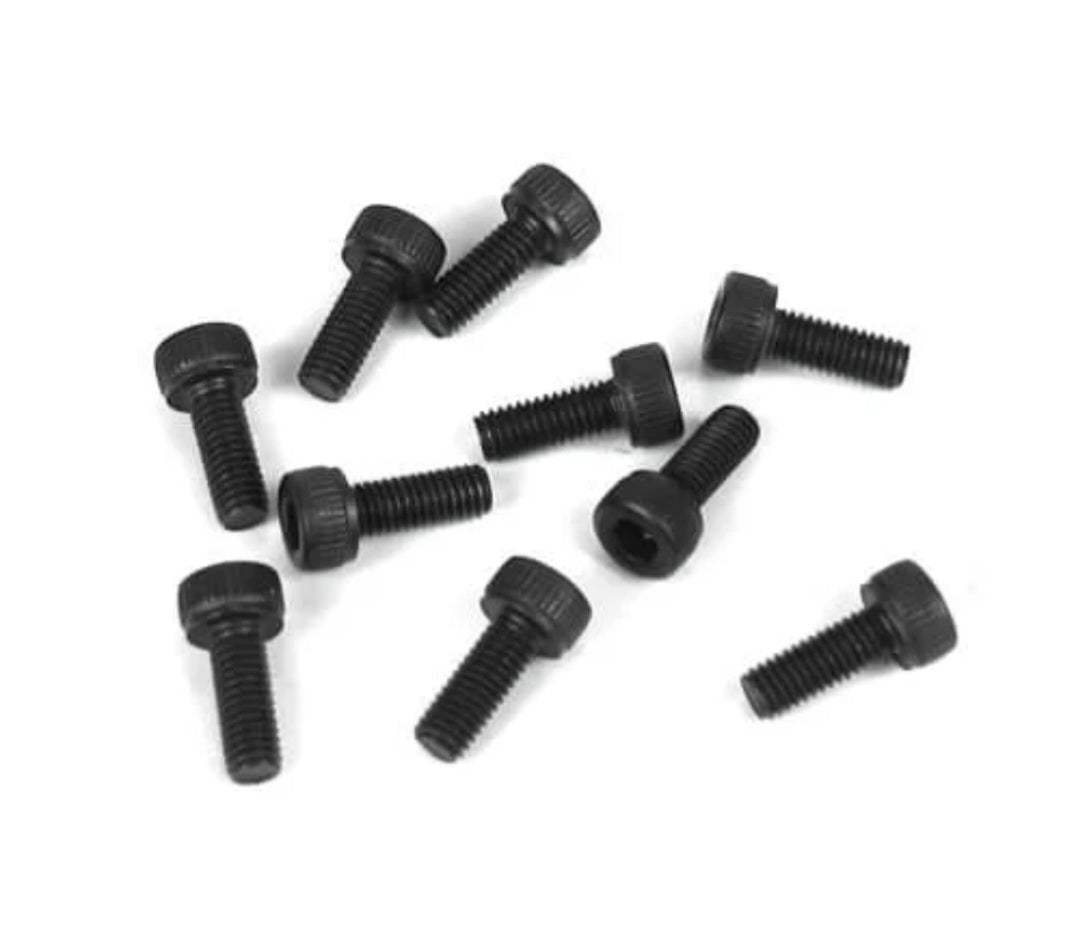 TKR1522 – M3x8mm Cap Head Screws (black, 10pcs)