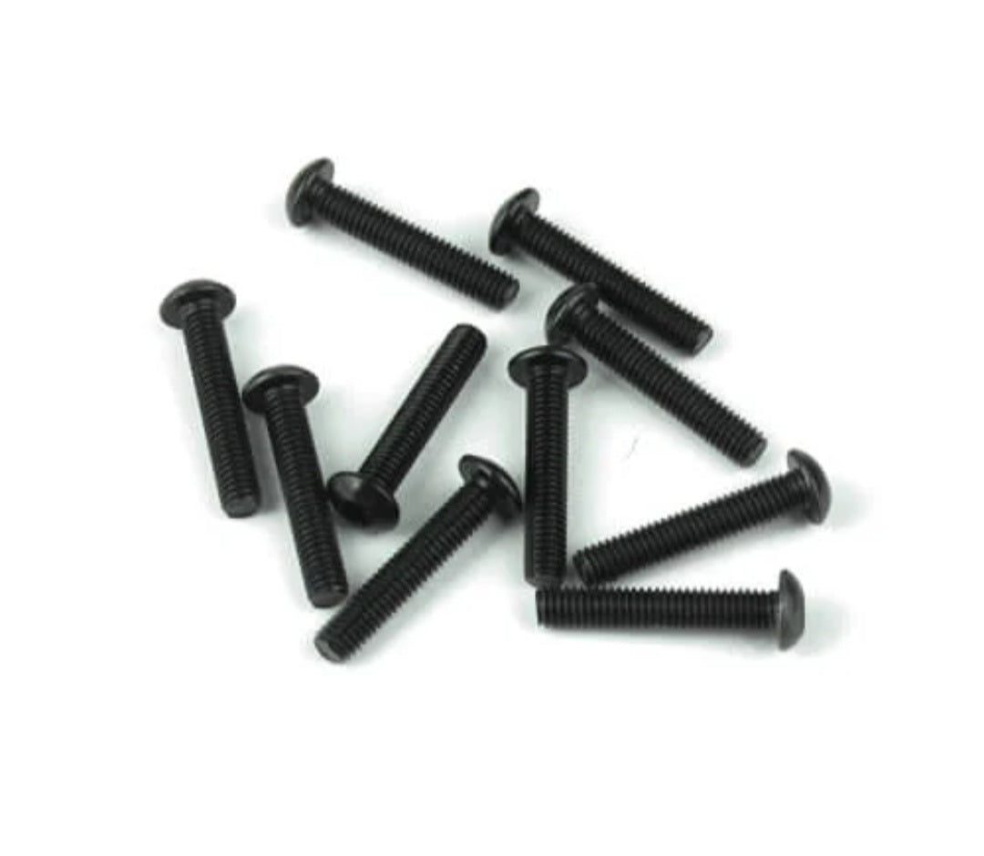 TKR1407 – M3x16mm Button Head Screws (black, 10pcs)