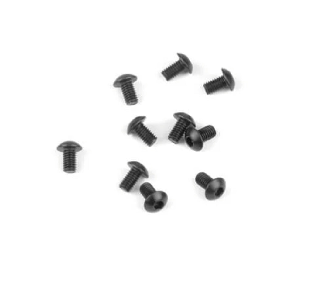 TKR1420 – M3x5mm Button Head Screws (black, 10pcs)