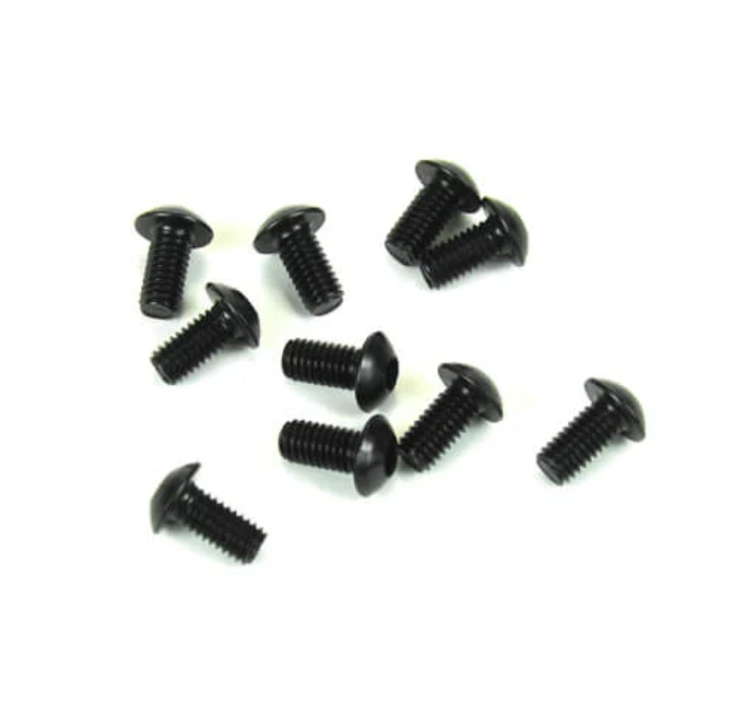 TKR1401 – M3x6mm Button Head Screws (black, 10pcs)