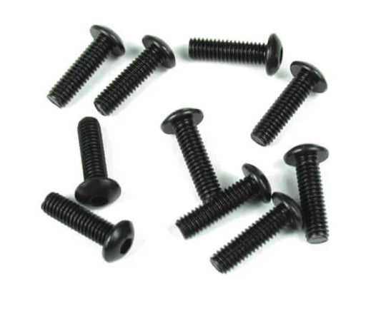 TKR1445 – M4x14mm Button Head Screws (black, 10pcs)