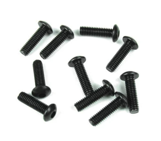 TKR1444 – M4x12mm Button Head Screws (black, 10pcs)