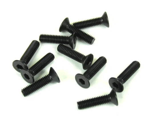 TKR1346 – M4x15mm Flat Head Screws (black, 10pcs)