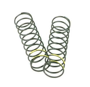TKR6032B – Shock Spring Set (rear, 1.5 x 10.0T, 3.59lb/in, 83mm, yellow)