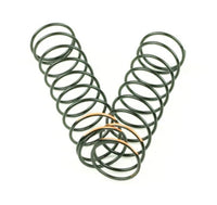 TKR6033B – Shock Spring Set (rear, 1.5 x 9.75T, 3.71lb/in, 83mm, orange)