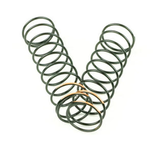TKR6033B – Shock Spring Set (rear, 1.5 x 9.75T, 3.71lb/in, 83mm, orange)