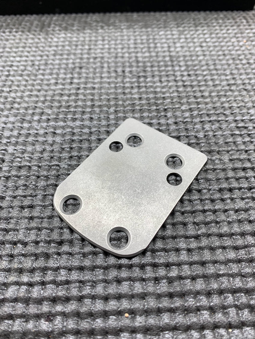 Titanium skid plates rear only
